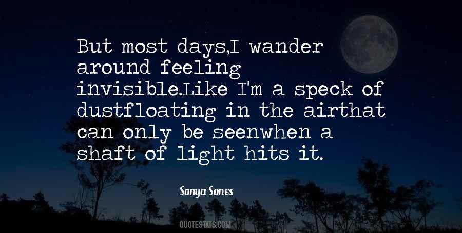 Invisible Light Quotes #1432583