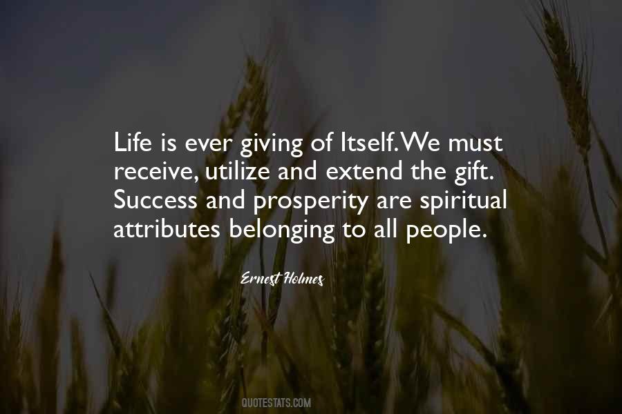 Spiritual Giving Quotes #201148