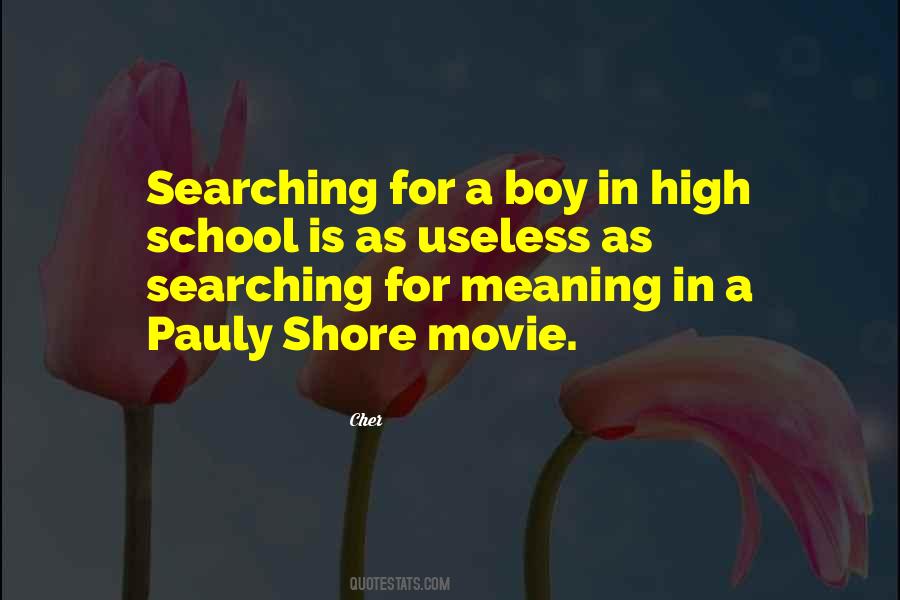 High School Boy Quotes #1684898