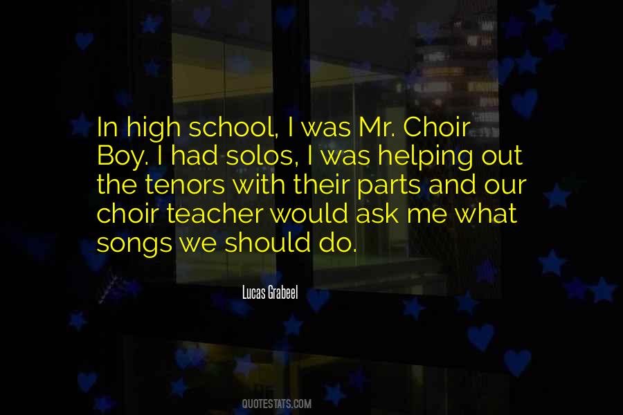 High School Boy Quotes #292862