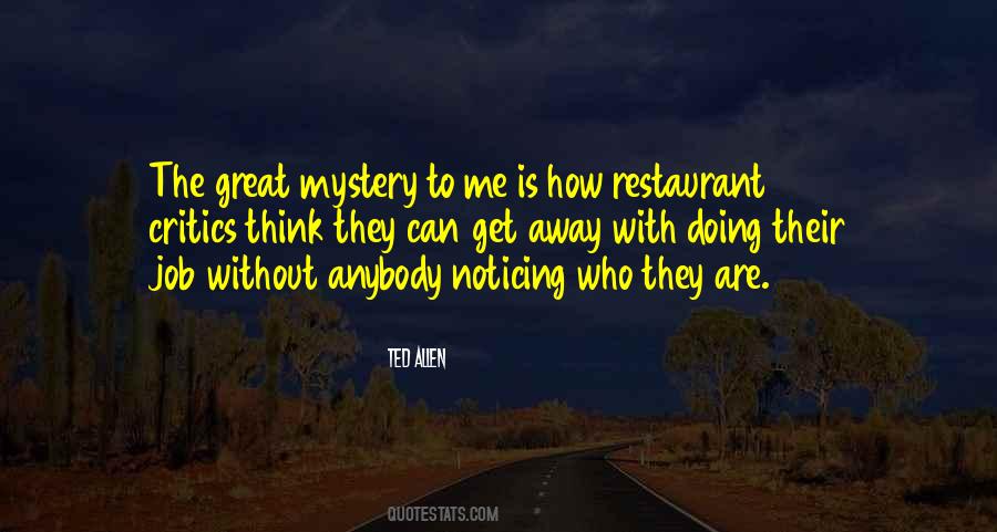 Great Mystery Quotes #860060