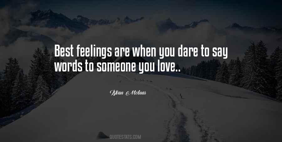 Best Love Feelings Quotes #91566