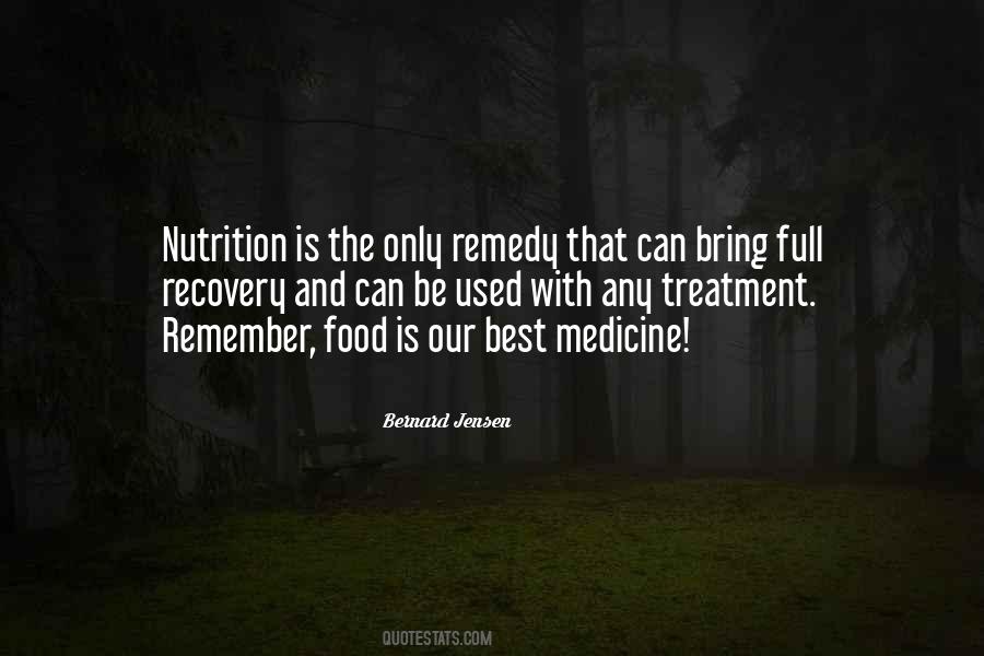 Food Is The Medicine Quotes #1079467