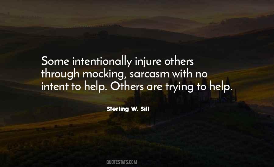 Trying To Help Others Quotes #1138087