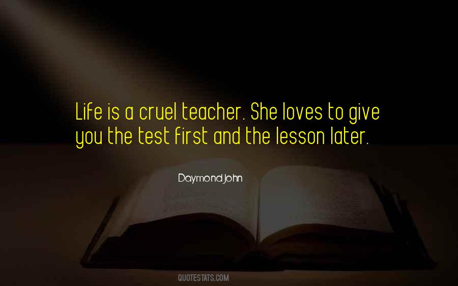 Life Lessons Teacher Quotes #1759905