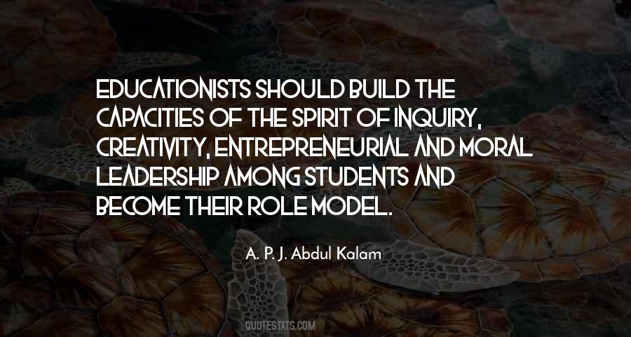Leadership Role Model Quotes #765675