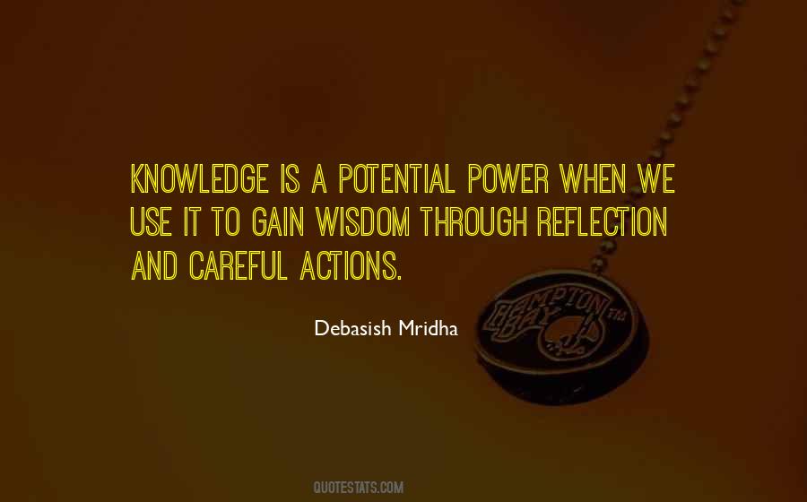 Knowledge Is A Power Quotes #1324067