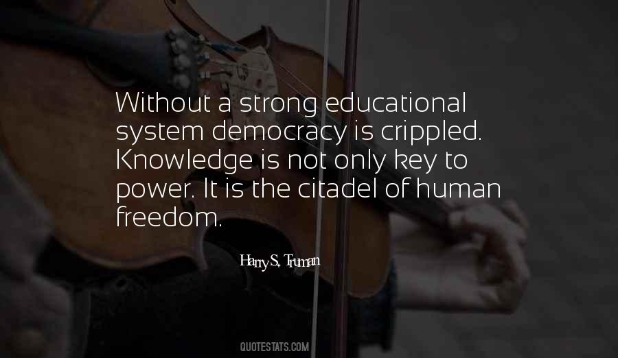 Knowledge Is A Power Quotes #1866466