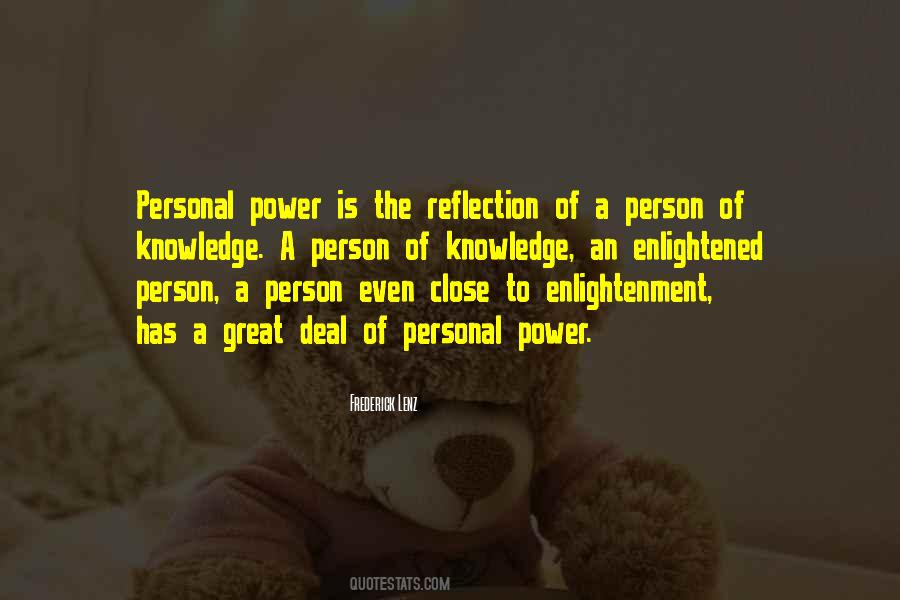 Knowledge Is A Power Quotes #190615