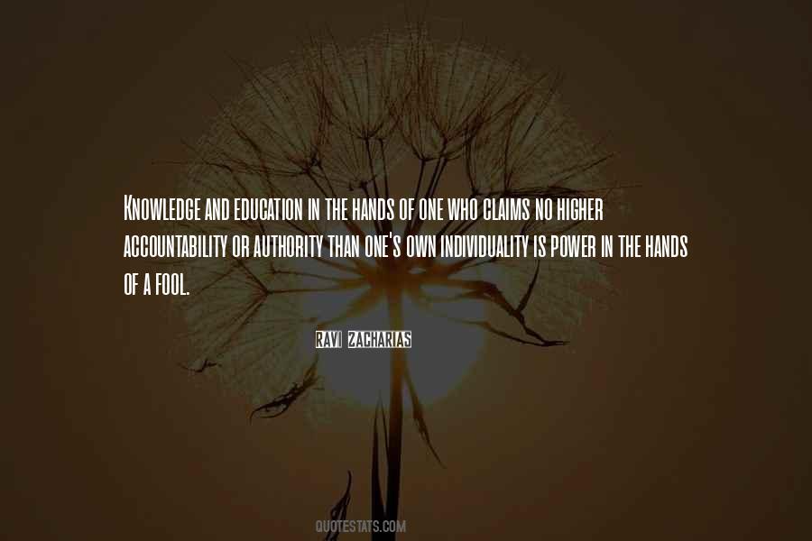 Knowledge Is A Power Quotes #590176