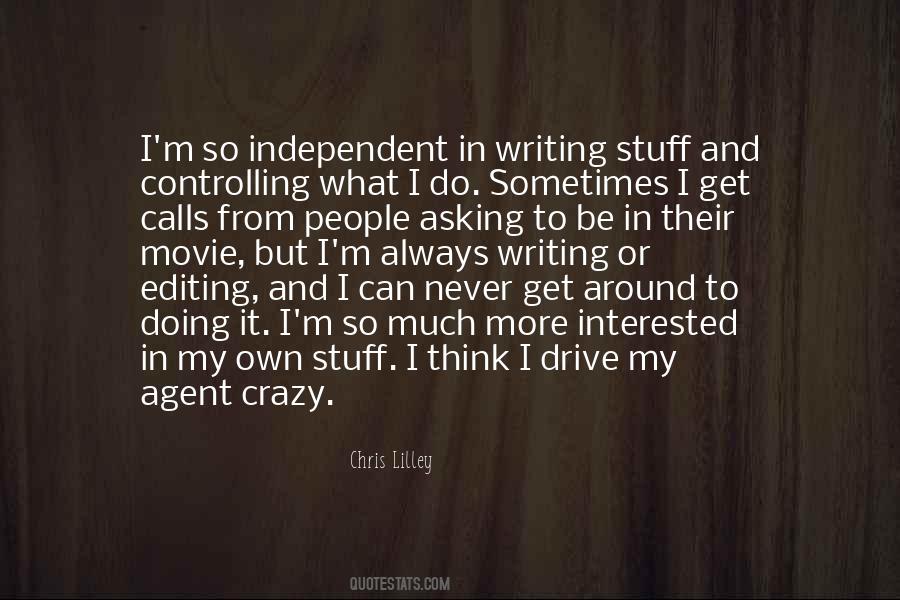 Quotes About In Writing #1231871