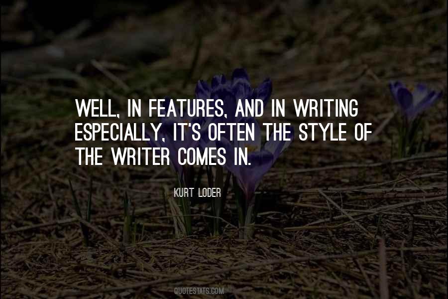 Quotes About In Writing #1425951