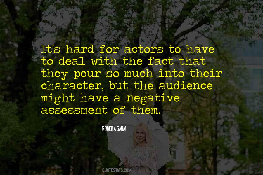 Negative Character Quotes #898635