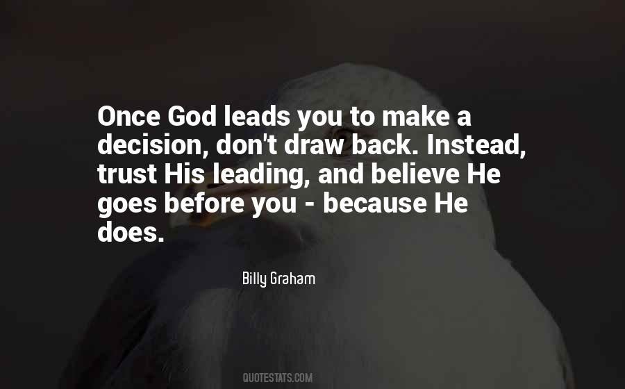 Where God Leads Quotes #329974
