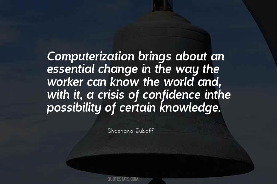 Knowledge Confidence Quotes #1234125