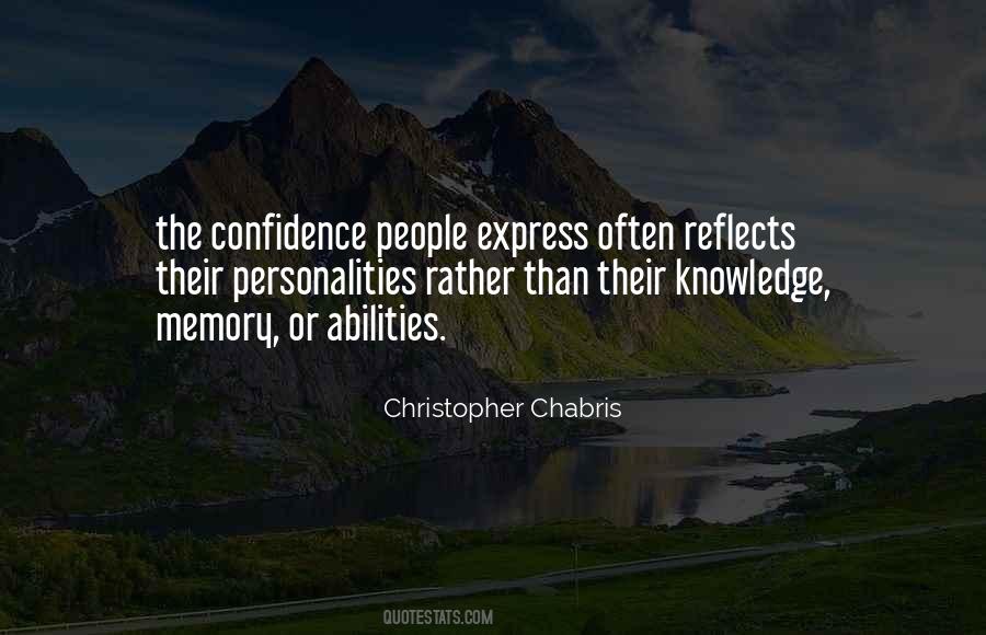 Knowledge Confidence Quotes #1503479