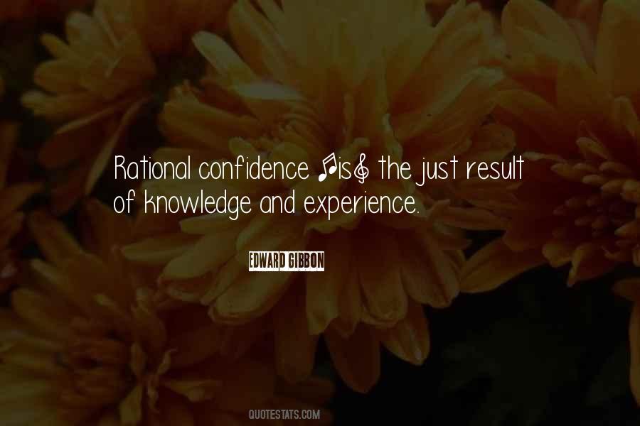 Knowledge Confidence Quotes #577147