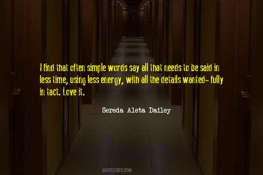 Less Time Quotes #1640897