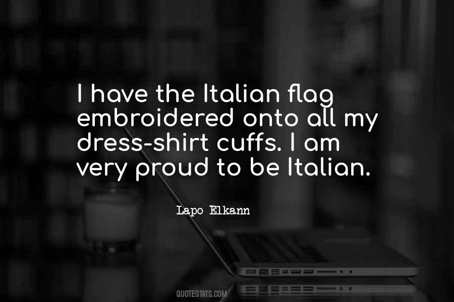 Proud To Be Italian Quotes #86485
