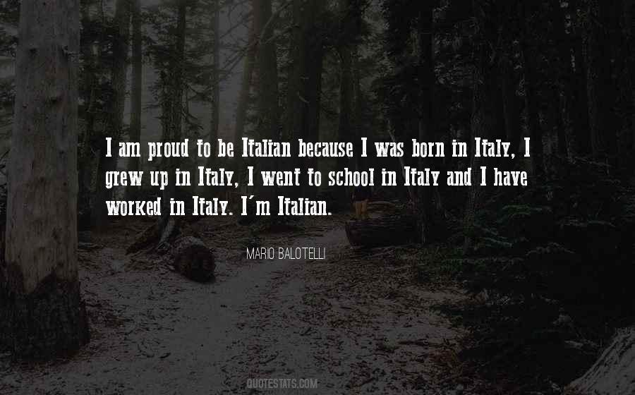 Proud To Be Italian Quotes #924799
