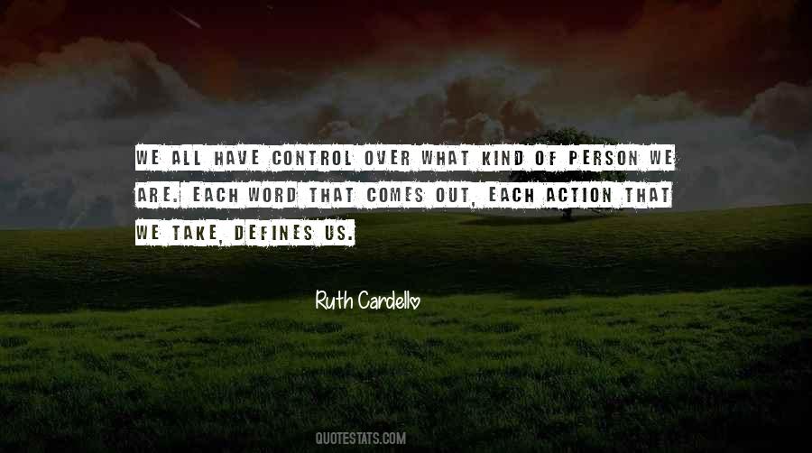 What Defines You As A Person Quotes #1413667