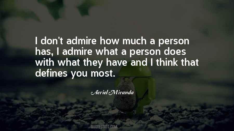 What Defines You As A Person Quotes #1545369