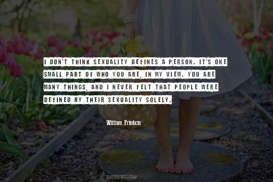 What Defines You As A Person Quotes #1719373