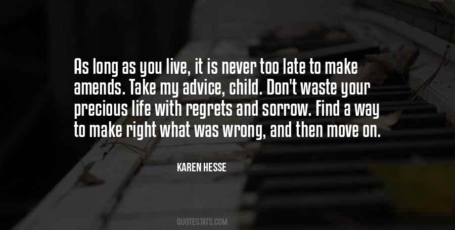 Move On And Live Life Quotes #526041