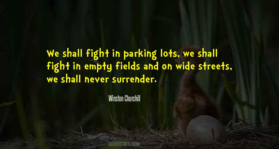 We Shall Never Surrender Quotes #1597034