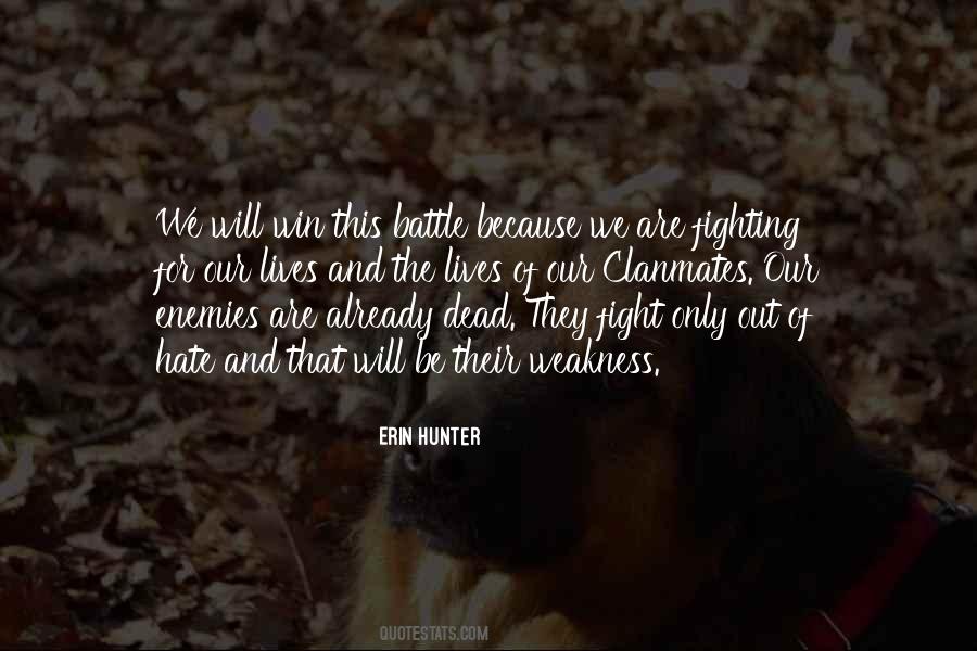 Quotes About Fighting Enemies #21116