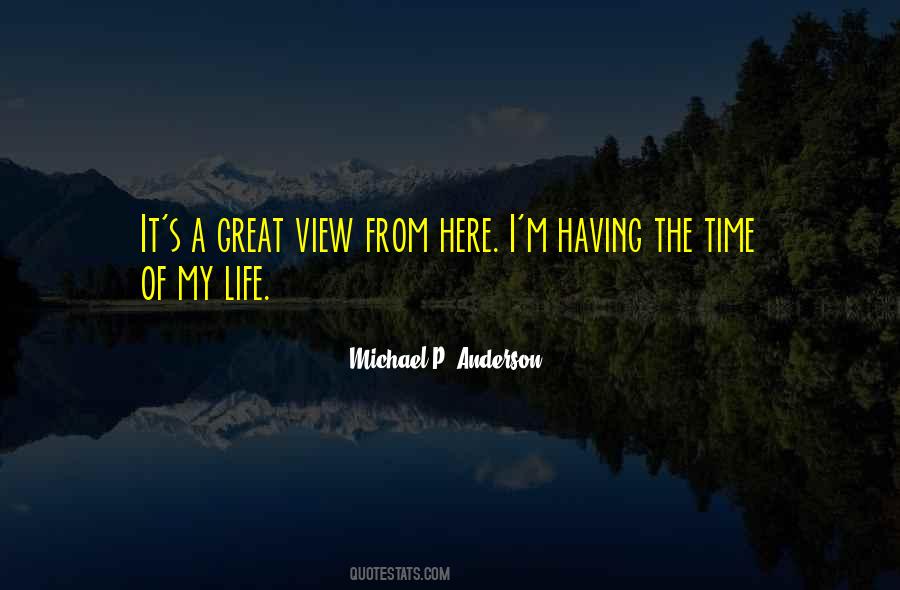 Having A Great Time Quotes #1705346