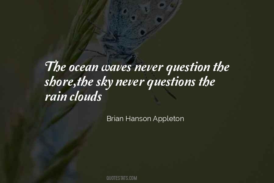 Ocean Of Clouds Quotes #7555