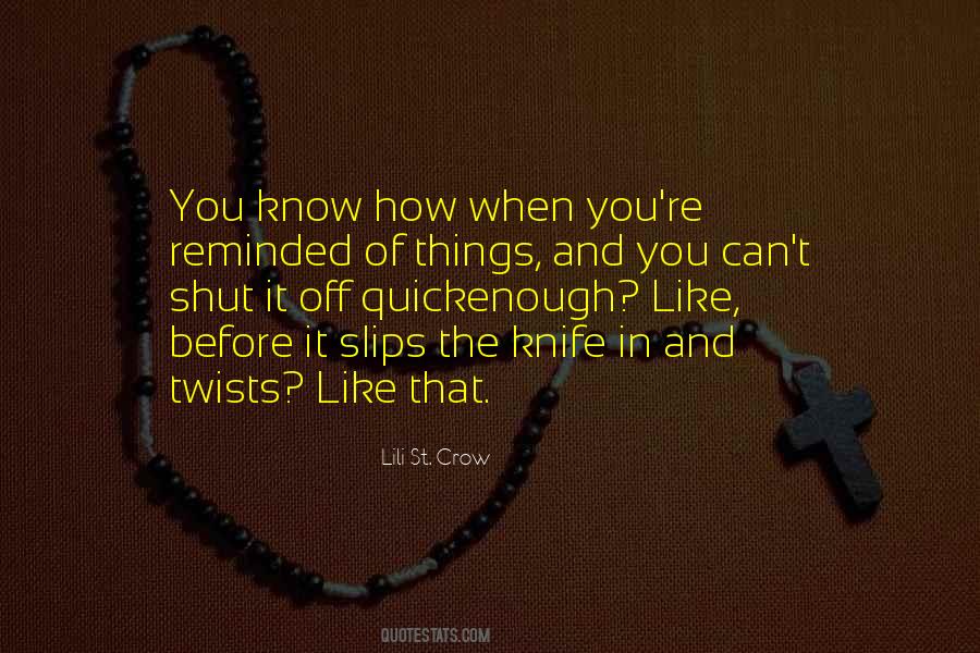 Crow In Quotes #526835