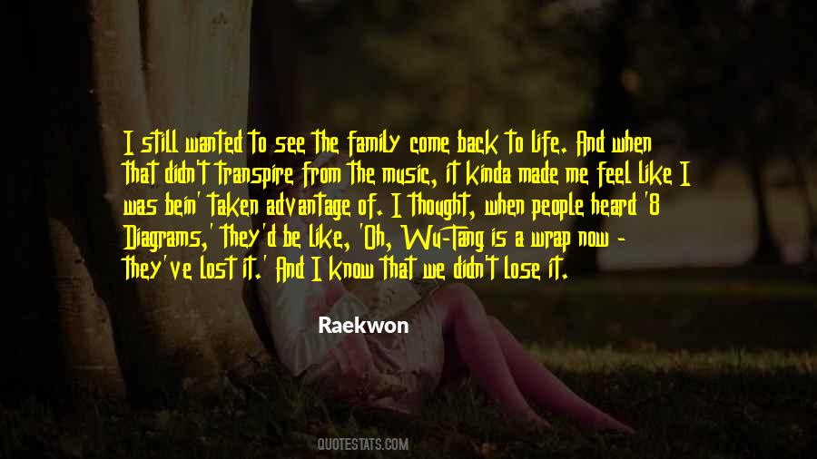 Family Lost Quotes #1296475