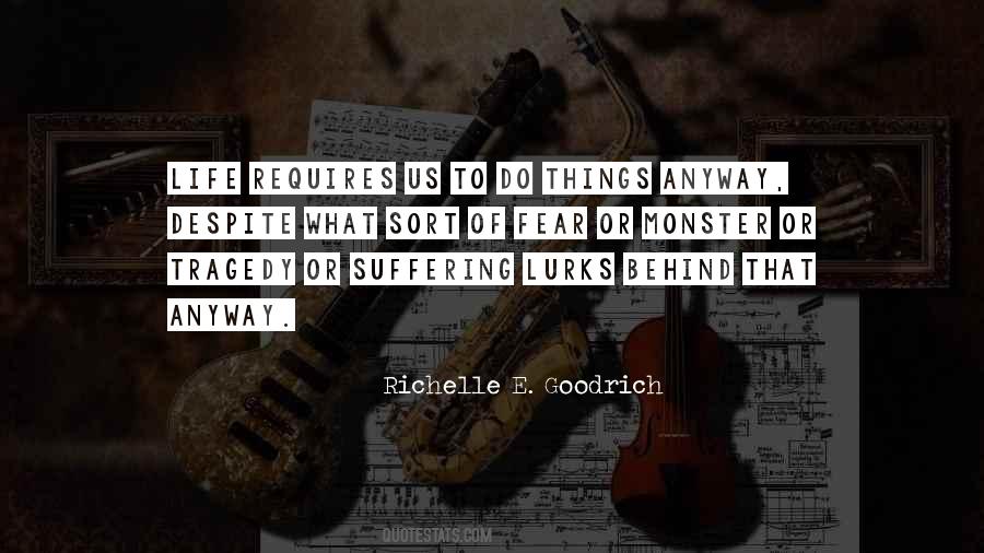 Fear Of Suffering Quotes #1164769