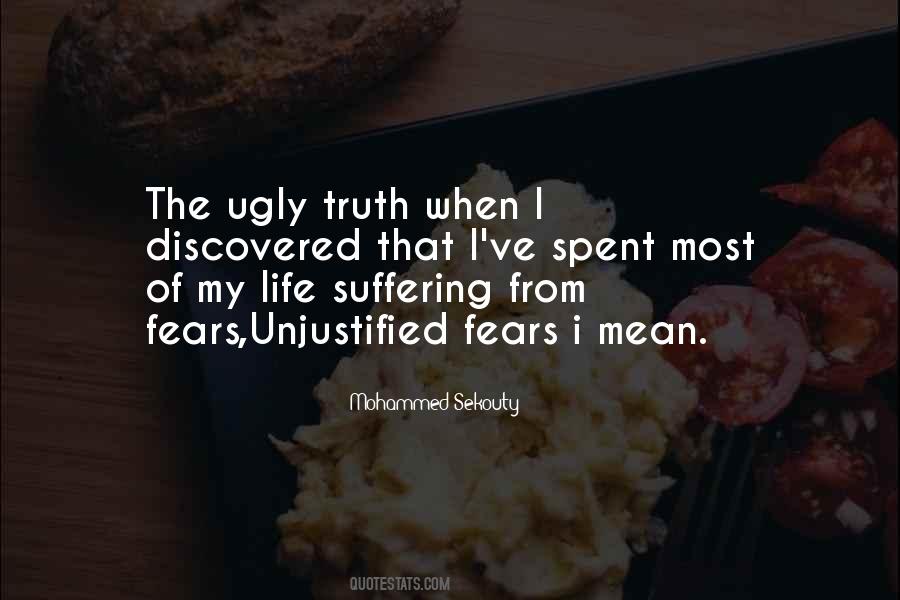Fear Of Suffering Quotes #1223407