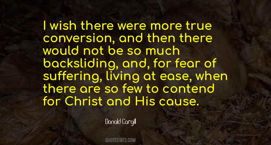 Fear Of Suffering Quotes #1538424