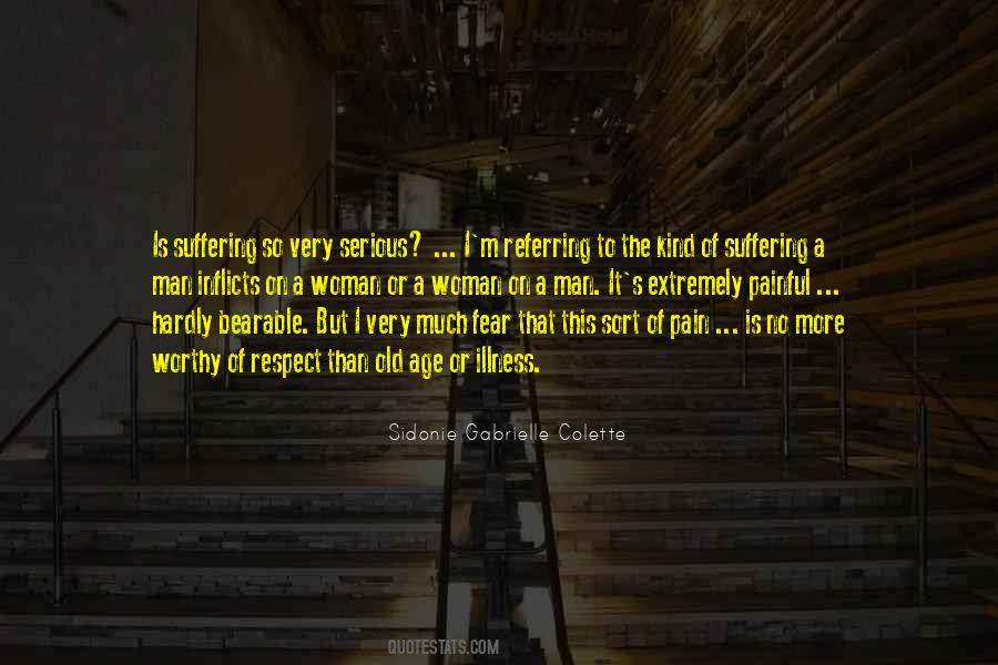 Fear Of Suffering Quotes #1596518