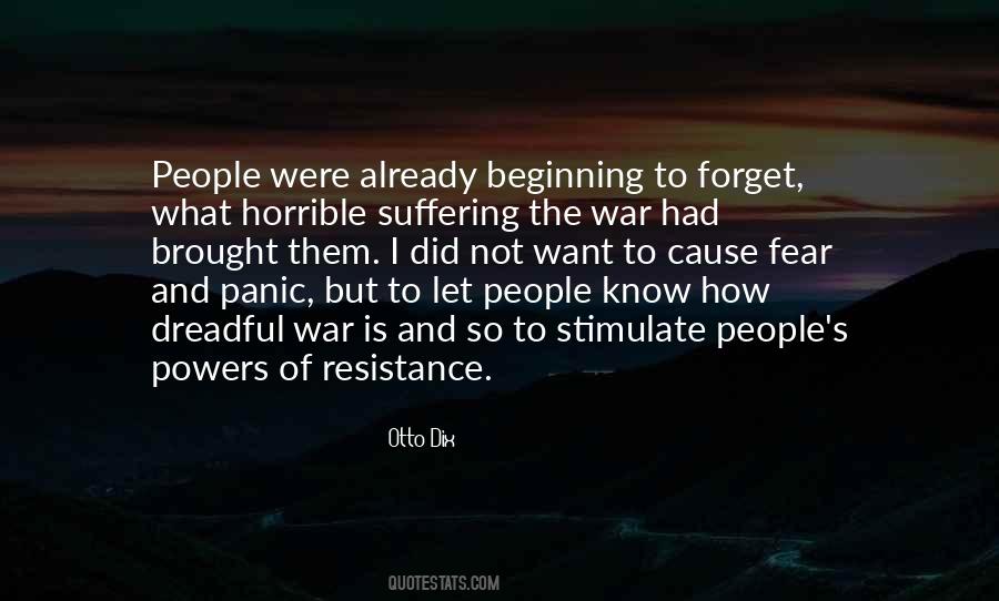 Fear Of Suffering Quotes #673621