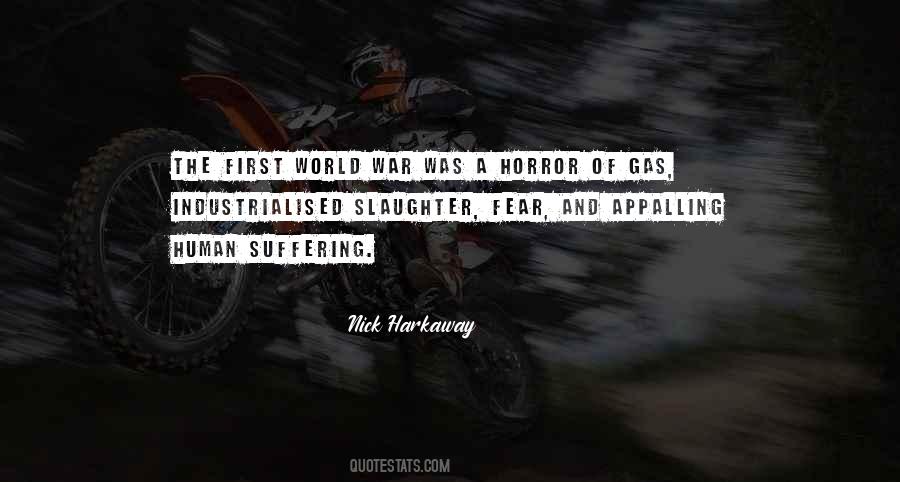 Fear Of Suffering Quotes #76195