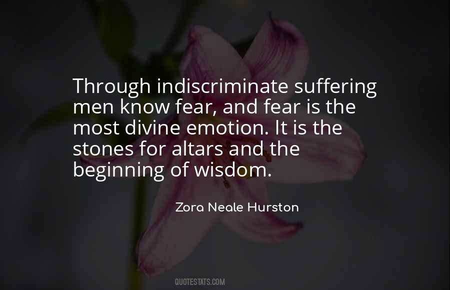 Fear Of Suffering Quotes #775197
