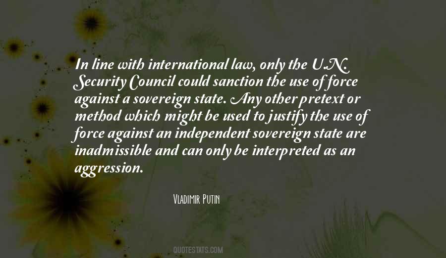 Quotes About The Use Of Force #1392644