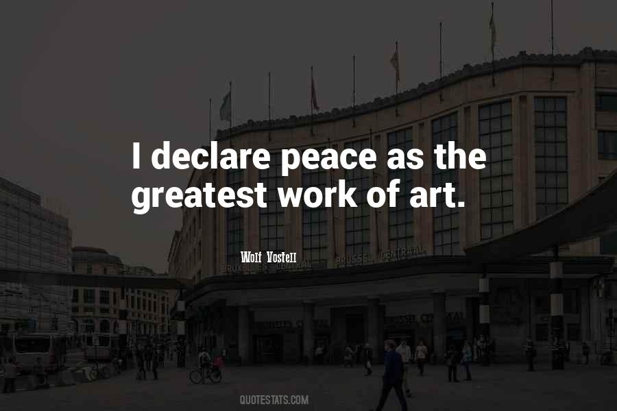 I Declare Peace Quotes #1160597
