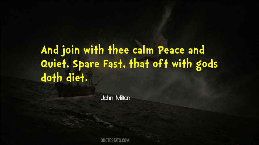 Calm Peace Quotes #1444216
