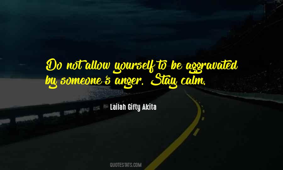 Calm Peace Quotes #491356