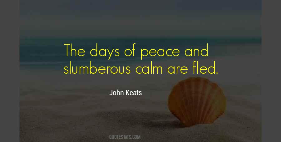Calm Peace Quotes #515128
