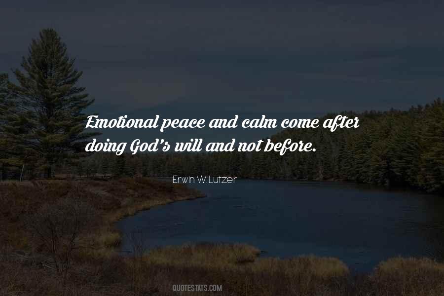 Calm Peace Quotes #917239