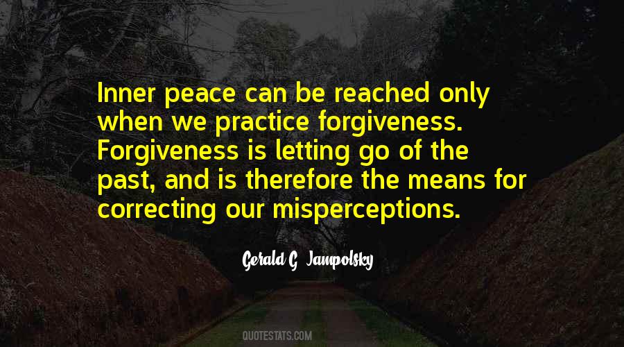 Peace Letting Go Quotes #1089496