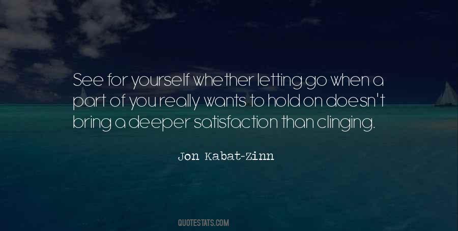 Peace Letting Go Quotes #1167013
