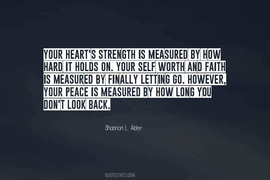 Peace Letting Go Quotes #1654291